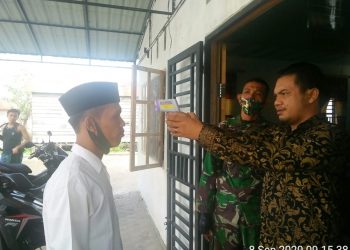 Personel Kodim 0208/Asahan Hadiri Seleksi Kepala Desa Dan Kaur Desa