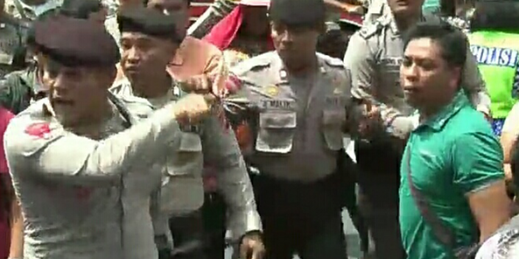Video Oknum Polisi Pukul Pedagang Balimpel Beredar, Kapolres Janji Usut Tuntas