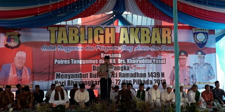 Sambut Ramadhan dan Hari Bhayangkara ke 72, Polres Tanggamus Gelar Tabligh Akbar Sambut Ramadhan dan Hari Bhayangkara ke 72, Polres Tanggamus Gelar Tabligh Akbar