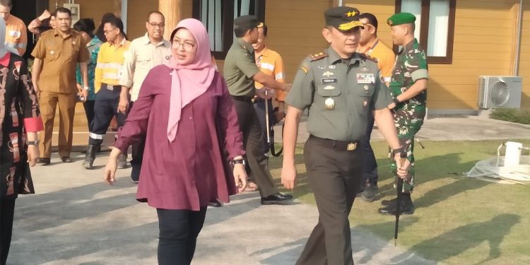 Pangdam I/BB Kunjungi dan Tinjau Lokasi Lout Out Tambang Emas PT.AR Batang Toru Pangdam I/BB Kunjungi dan Tinjau Lokasi Lout Out Tambang Emas PT.AR Batang Toru