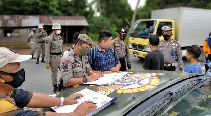 231 Orang Warga Terjaring Operasi Yustisi di Tapanuli Selatan 231 Orang Warga Terjaring Operasi Yustisi di Tapanuli Selatan