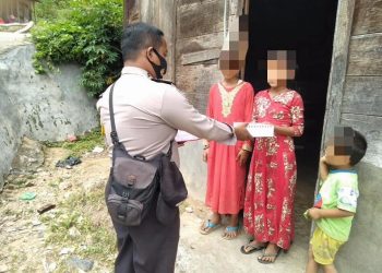 Polres Tapsel Peduli Warga, Memberi Tanpa Merendahkan