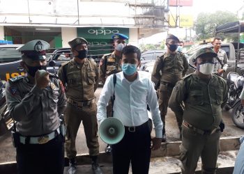 Polres Sibolga Datangi Pasar dan Warkop, Sosialisasi Kebiasaan Adaptasi Baru Cegah Covid-19