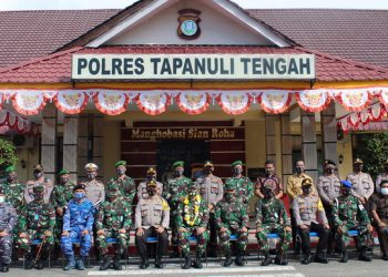 Pangdam I/BB Mayjen TNI Irwansyah Disambut Hangat di Mapolres Tapteng