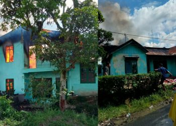 Rumah Riswan Siregar Nyaris Ludes Terbakar