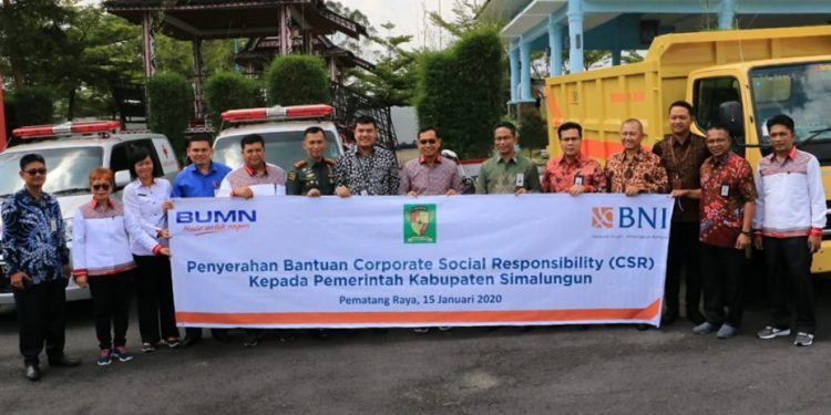 Bank Negara Indonesia Serahkan CSR ke Pemkab Simalungun Bank Negara Indonesia Serahkan CSR ke Pemkab Simalungun