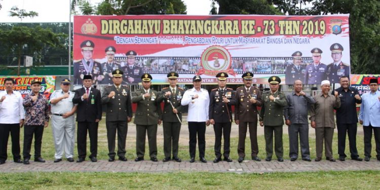 Peringatan HUT ke-73 Bhayangkara: Terima Kasih, Polri…