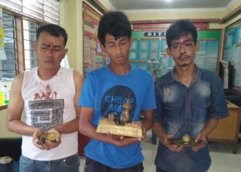 Tertangkap Curi Kuningan di Rumah Tetangga, Tiga Pria Babak Belur