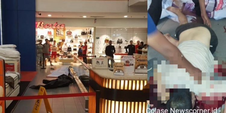 Seorang Pria Tewas Melompat dari Lantai V Thamrin Plaza Seorang Pria Tewas Melompat dari Lantai V Thamrin Plaza