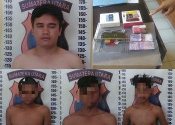 Rinaldi Malau dan Tiga Anak Usia Belasan, Pembobol Toko Ponsel di Siantar Diciduk