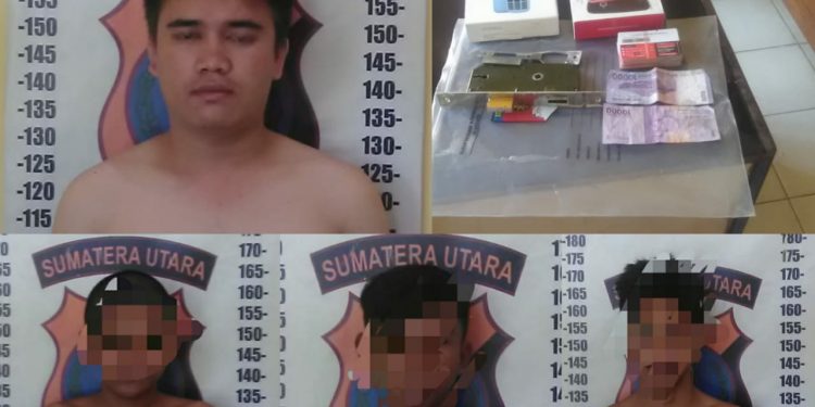 Rinaldi Malau dan Tiga Anak Usia Belasan, Pembobol Toko Ponsel di Siantar Diciduk
