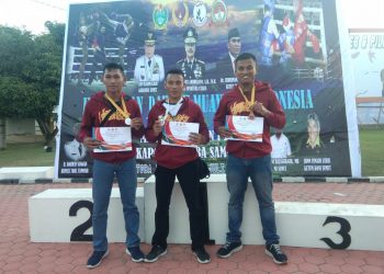 Serda Marinir Samuel Simanjuntak, Rikson Butar-butar dan Pratu Aris Simanjuntak Raih Medali Kejurda dan Muay Thai Piala Kapolres Cup