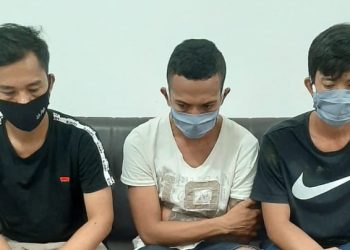 Tiga Anak Kampung Bantan Ditangkap Edarkan Sabu