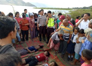 Tragedi Danau Toba, Tiga Siswi SMP Tenggelam