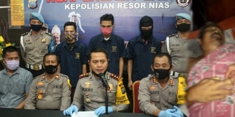 Aniaya Tali'asa Halawa Hingga Tewas, Tiga Kakak Beradik Ditangkap Polres Nias