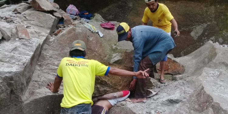 Tragis, Jasmen Sianturi Tewas Tertimpa Batu di Pertambangan