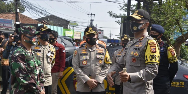 Kapolda Jabar Tinjau Pelaksanaan Operasi Yustisi di Polres Bogor