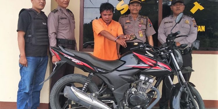 Tiga Pria Asal Siantar Gasak Sepedamotor di Simalungun, Seorang Pelaku Tertangkap