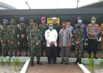Dandim 0201/BS Kolonel Inf Roy Hansen J Sinaga Resmikan Taman Makam Pahlawan Belawan