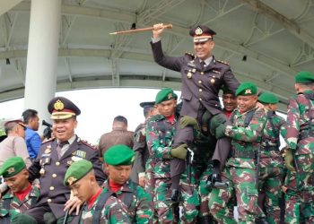 Upacara HUT ke-74 TNI di Asahan Dihadiri 3 Kapolres dan 3 Kepala Daerah