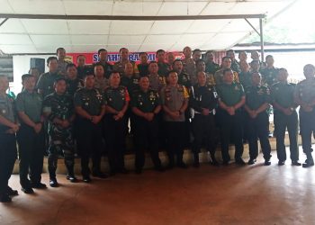 Silaturahmi TNI - Polri Dalam Kesiapan Pengamanan Pemilu 2019 di Siantar
