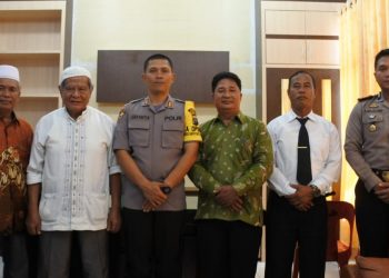 Jelang Pelaksanaan Pemilu 2019, Kapolres Nias Selatan Terima Kunjungan Tokoh Agama