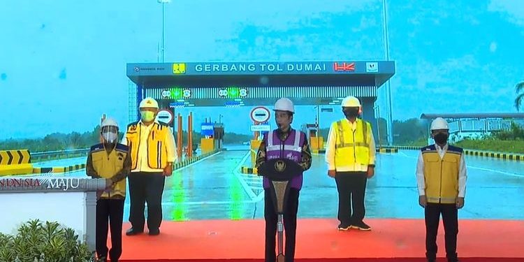 Jokowi Sebut Tol Pekanbaru-Dumai Tingkatkan Perekonomian