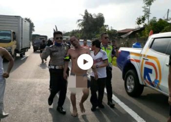 Video Penangkapan Pelaku Pencurian di Jalan Tol Medan-Tanjungmorawa Viral