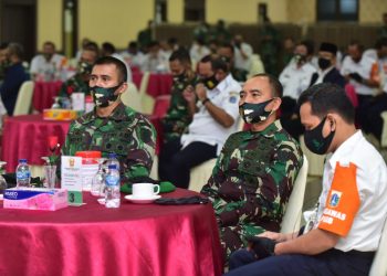 Bersinergi Lawan Penyebaran Covid-19, TNI AD Komsos dengan Aparat Pemerintah