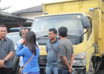 Polres Dairi Amankan Satu Unit Mobil Pengangkut Kerbau Curian