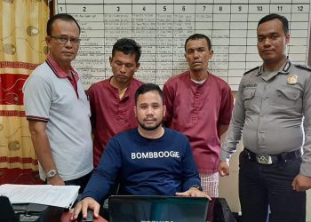 Roby Sikumbang dan Ardiles Manalu Diciduk Polres Tapteng, BB Puluhan Paket Sabu