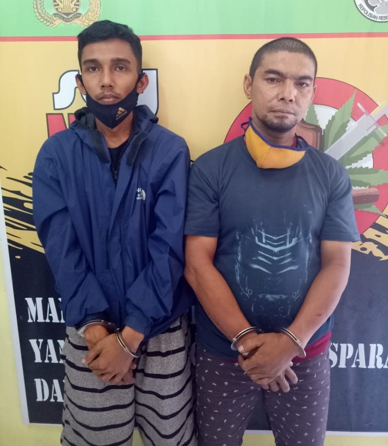 Muhammad Khairul dan Muslim, Dua Anggota Jaringan Narkoba Internasional Ditangkap di Taput