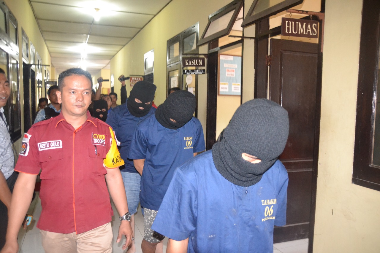 Perampok di Dekat Hotel Miga Beach Diringkus Polres Nias