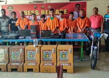 Polres Dairi Amankan 7 Pelaku Tindak Pidana