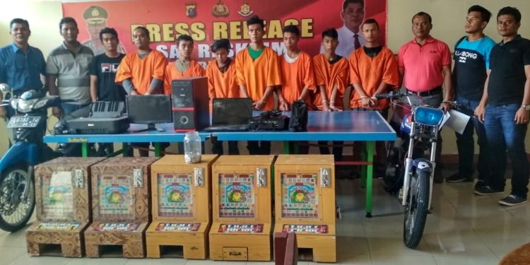 Polres Dairi Amankan 7 Pelaku Tindak Pidana