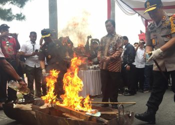 1,5 M Uang Dibakar di Medan