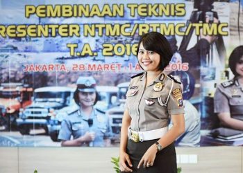 Hamil Anak Kedua, Briptu Via Ulina Tarigan, Polwan Cantik di Nisel dapat Kenaikan Pangkat