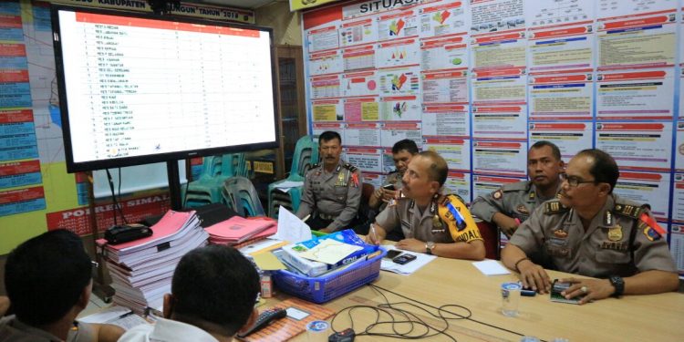 Kapolres Simalungun Pimpin Vidcon dari Kapolda Sumut Kapolres Simalungun Pimpin Vidcon dari Kapolda Sumut
