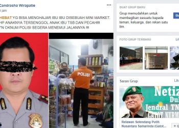 Video Oknum Polisi Tendang Wajah Seorang Wanita Viral di Media Sosial