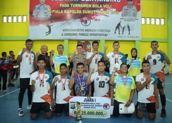 Tim Polrestabes Medan Juara I Turnamen Voly Piala Kapolda Sumut 2019 Tim Polrestabes Medan Juara I Turnamen Voly Piala Kapolda Sumut 2019