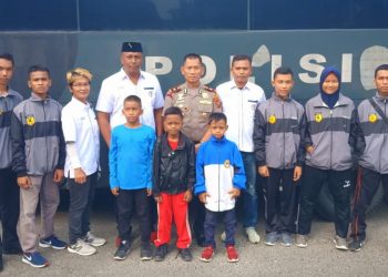 Waka Polres Labuhanbatu Lepas Atlet Wadokai Ikuti Pertandingan Kapoldasu WKI 2019