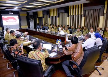 Bahas Optimalisasi Pendapatan di Daerah, Wakil Walikota Siantar Hadiri Pertemuan dengan Gubsu dan Satgas KPK 