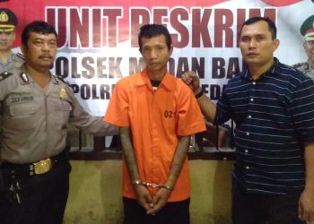 Pegasus Medan Baru Ringkus Maling Sepedamotor di Parkiran Warkop