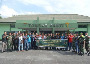 Danyon 122 Tombak Sakti Jalin Keakraban dengan Wartawan