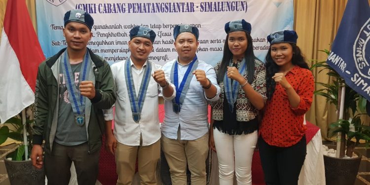 May Luther dan Izah Sari Pimpin GMKI Pematangsiantar Dua Tahun ke Depan