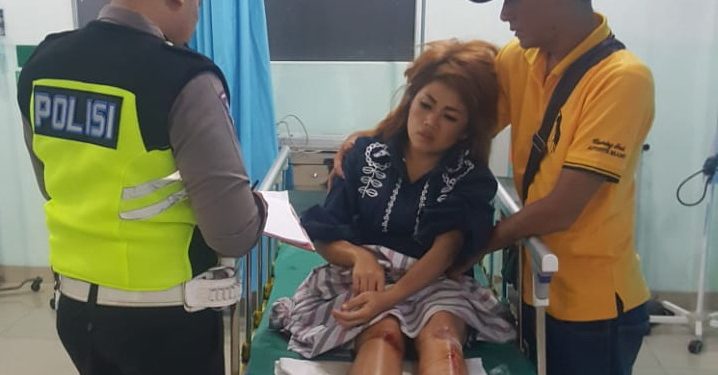 Ditabrak Avanza, Wahyuni Terlempar dari Boncengan Rudi Hasibuan