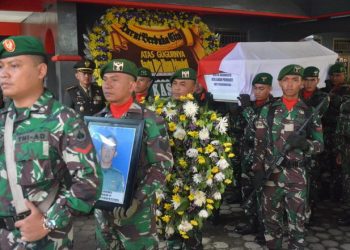 Sertu (Anumerta) Dita Ilham Primojati, Korban Jatuhnya Helikopter MI-17 Dimakamkan di Kampung Halamannya