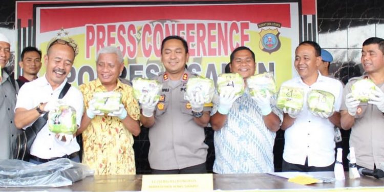 Minggu ini Polres Asahan Ungkap Sindikat Narkoba Internasional dengan 11 Kilo Sabu