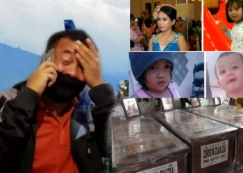 Jenazah Istri dan 3 Anak Yaman Zai, Korban Kecelakaan Pesawat Sriwijaya Air SJ 182 Tiba di Nias