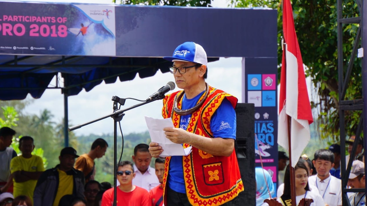 Resmi Dibuka Menkumham, Nias Pro 2018 Kokohkan Nias di Sport Tourism Dunia dan Hospitality